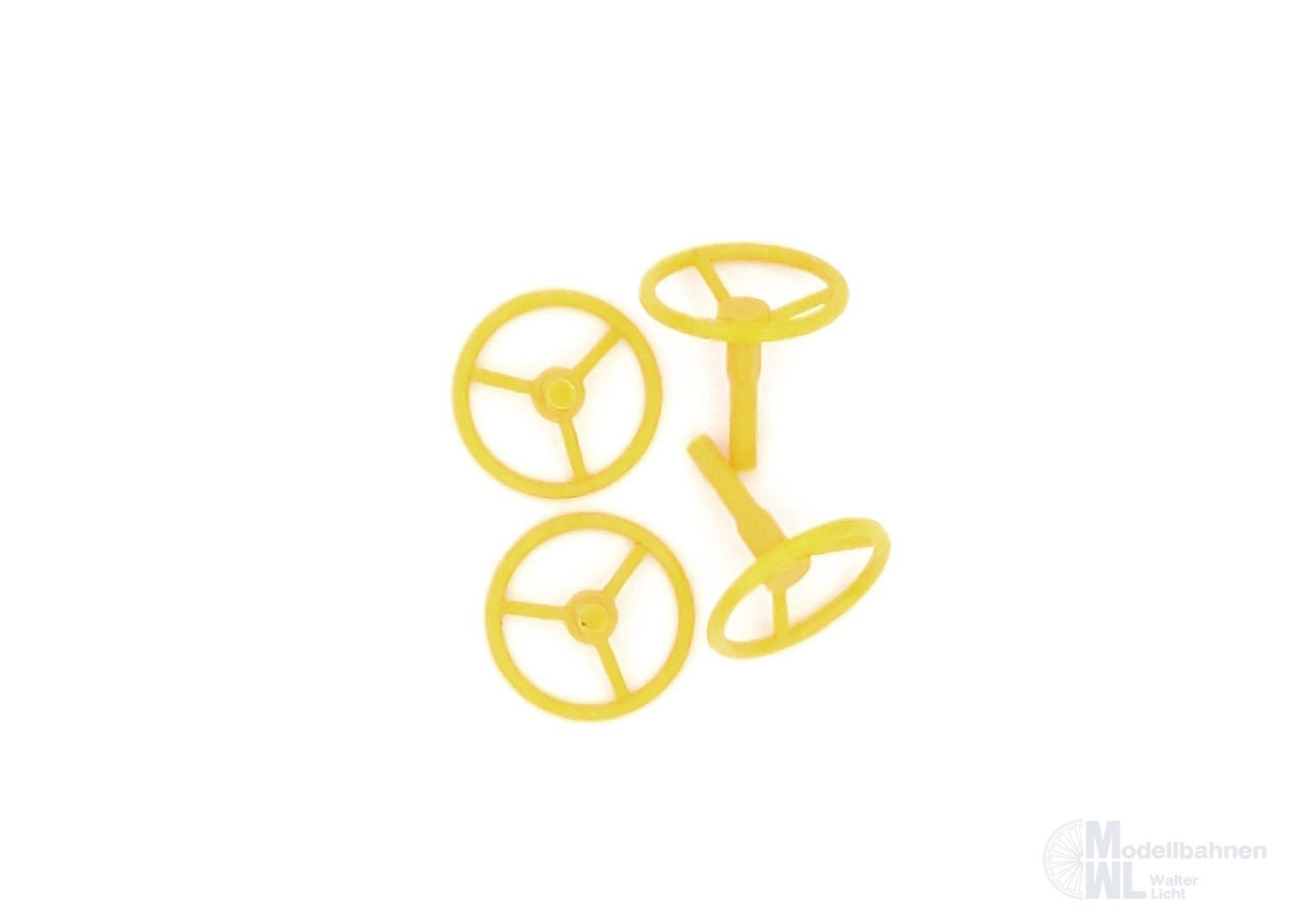 Märklin Ersatzeile E134251 - ERSATZTEIL: Handrad gelb 4 St